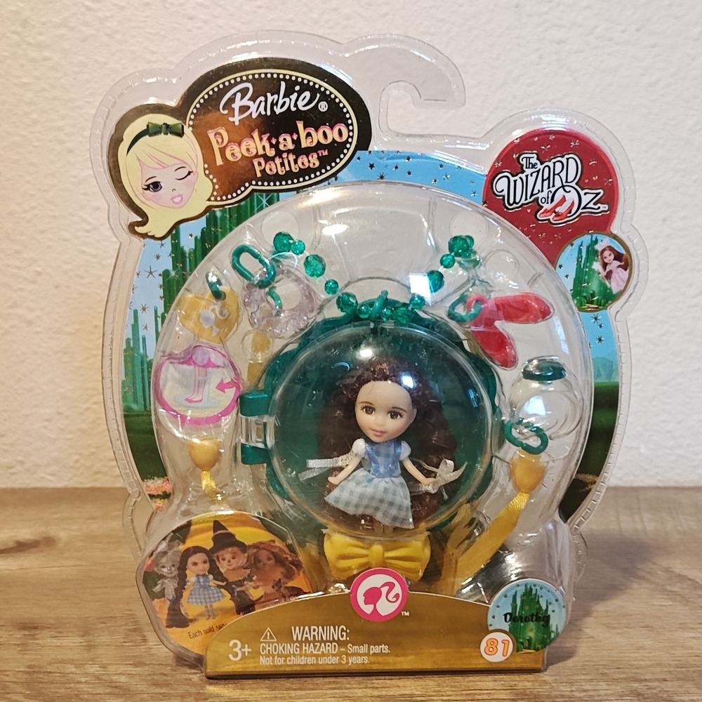 Barbie Peek-a-boo Petites Kids Dorothy Wizard of Oz 81 Blue Mini Doll Locket